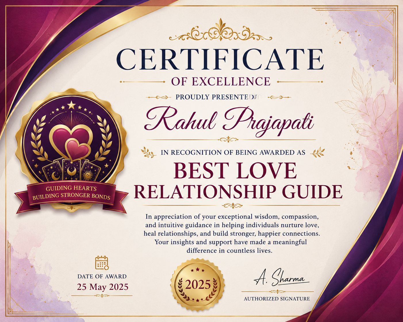 Best relationship coach certificate